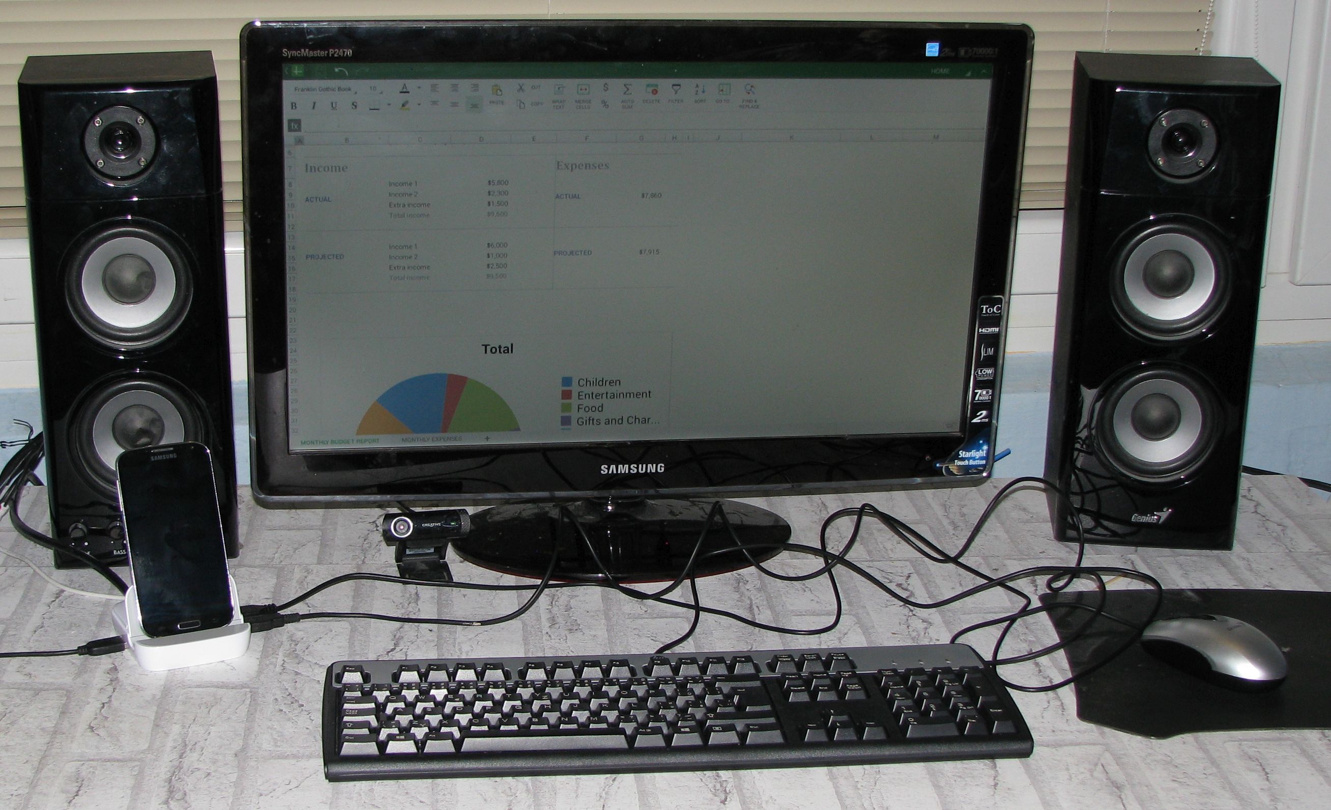 Excel on external monitor Excel on external monitor