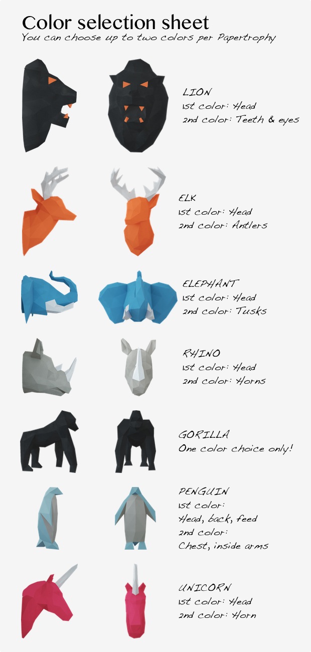papertrophy unique papercraft art for your home indiegogo