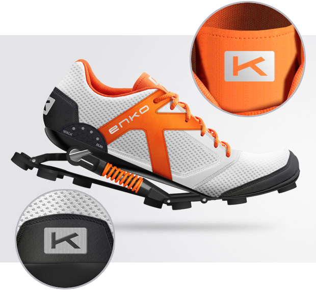 ENKO Running Shoe Comfort and Power Indiegogo
