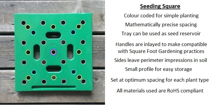 Seeding Square: Garden by Color and Number | Indiegogo
